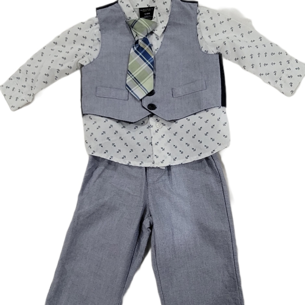 Baby boy 5 piece suits/ shoes